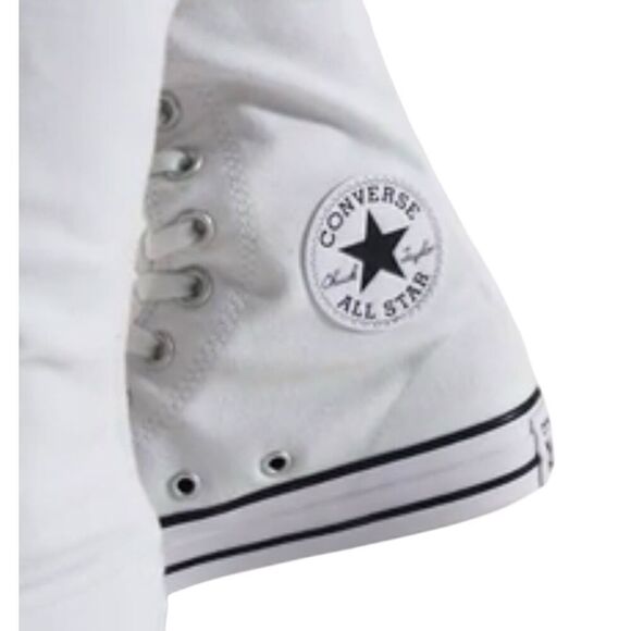 Women's Converse Chuck Taylor All Star XX-Hi Sneakers White Extra High Size 9.5 - Picture 4 of 7